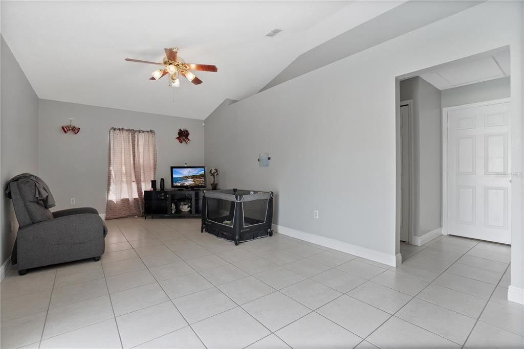 Family Room View From Kitchen