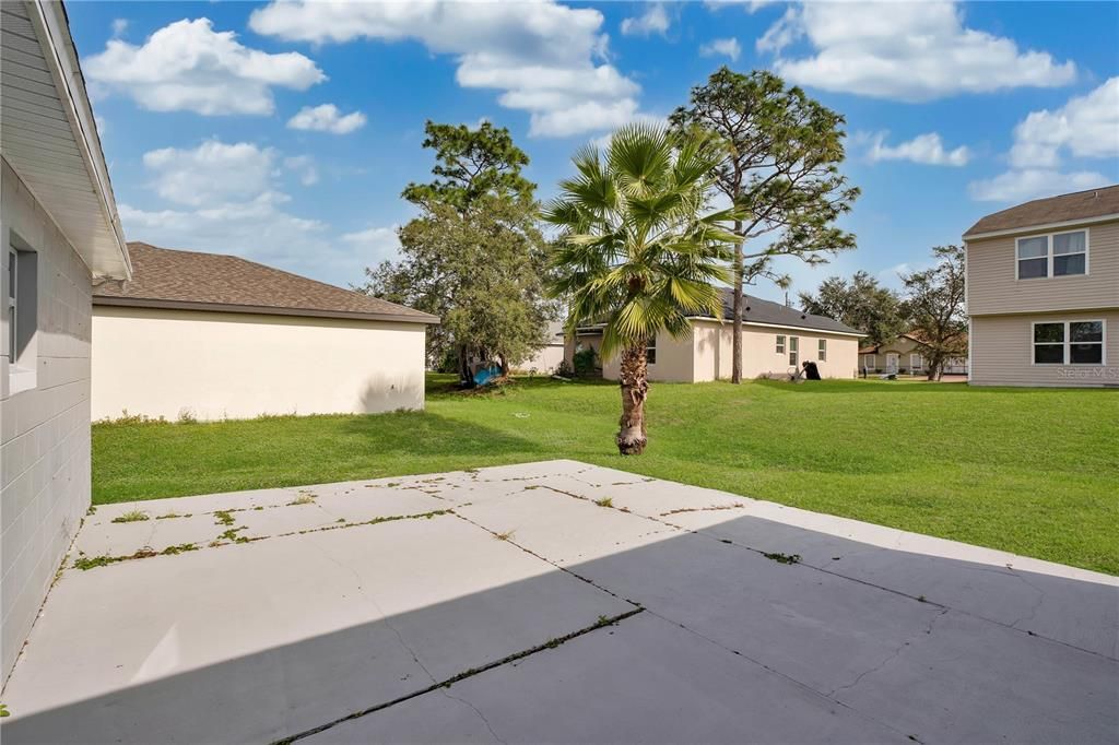 View from Backyard Patio