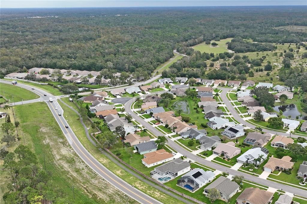 Southwest Aerial View