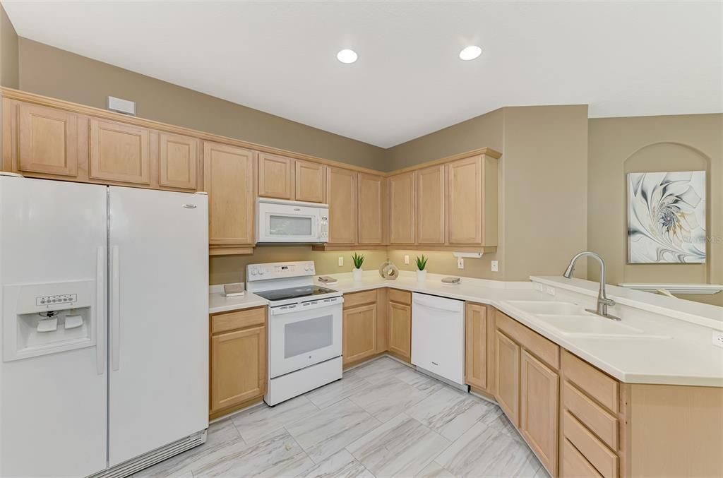 Spacious Kitchen Area