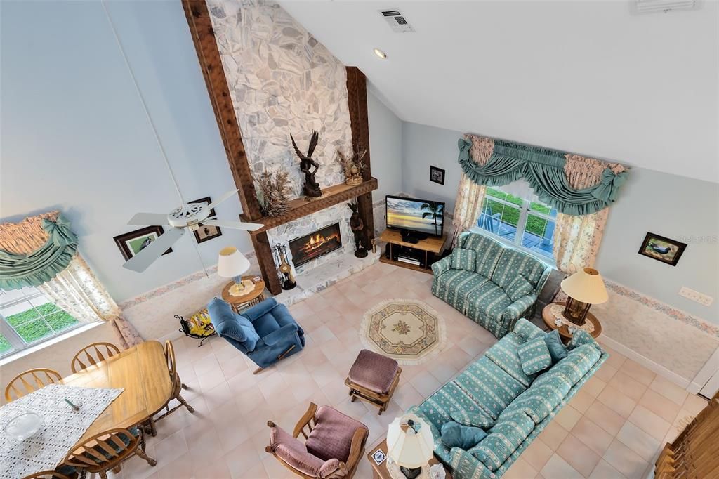 Loft View of Living Room