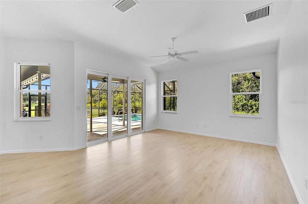 Family Room/Partial Dinette Space