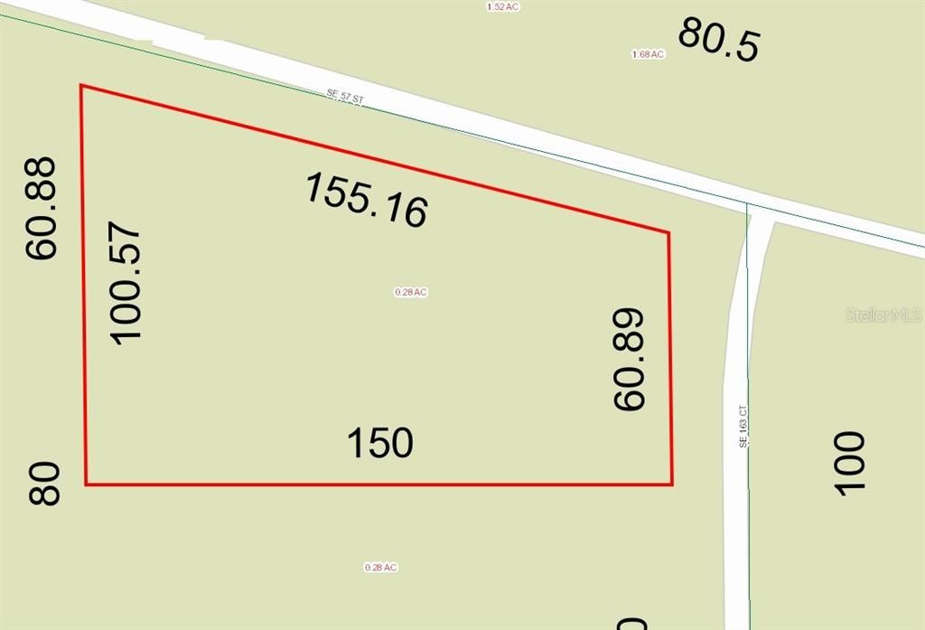 Active With Contract: $13,000 (0.28 acres)