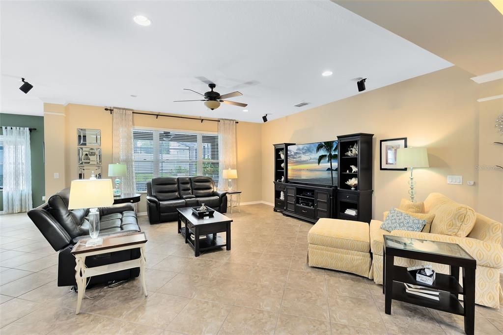 Your spacious family room awaits!