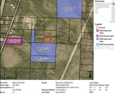 For Sale: $10,000 (2.50 acres)