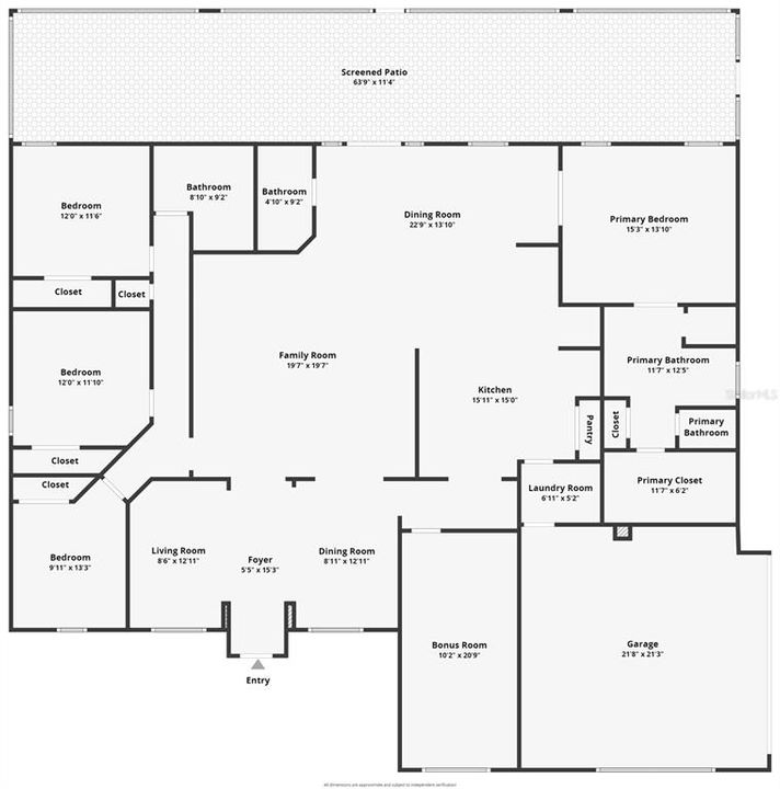 На продажу: $700,000 (5 спален, 2 ванн, 2858 Квадратных фут)