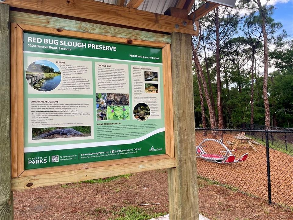 Walking trails at Red Bug Slough Preserve