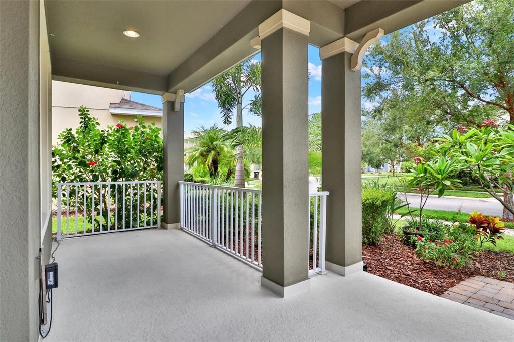 Large covered front porch