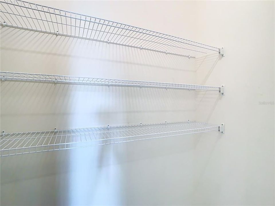 Linen Closet in Primary Ensuite.