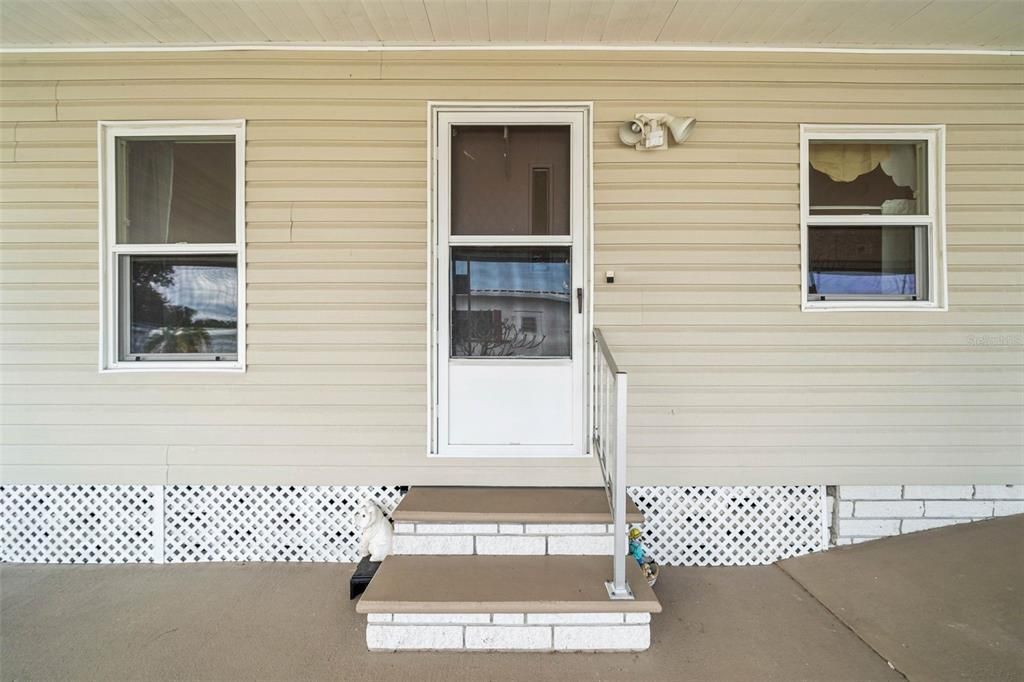 New windows and siding