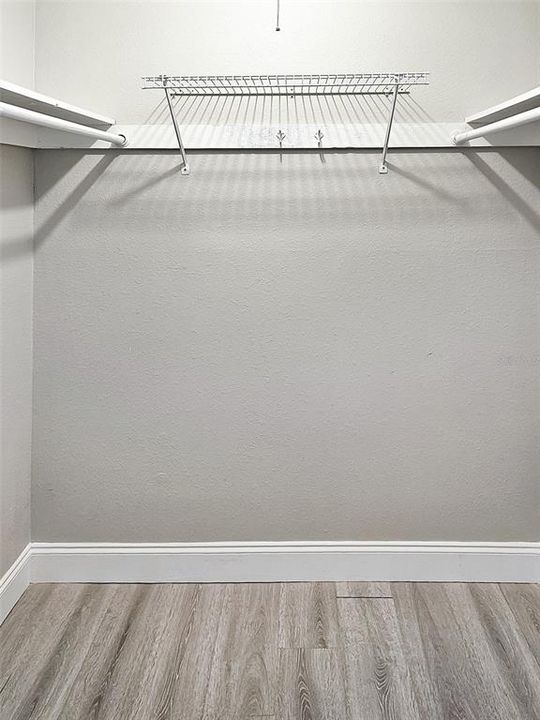 Primary walk-in closet