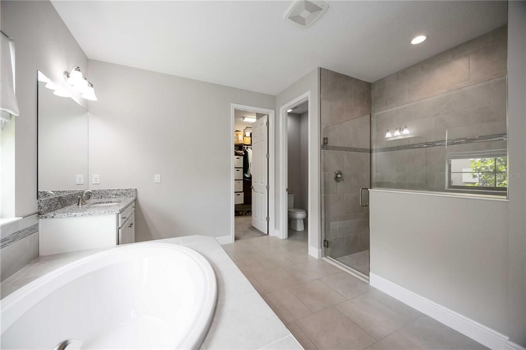 Soaking tub and Shower