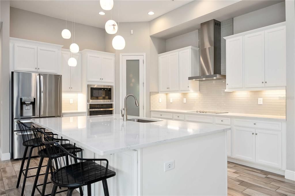 Kitchen with Quartz Island