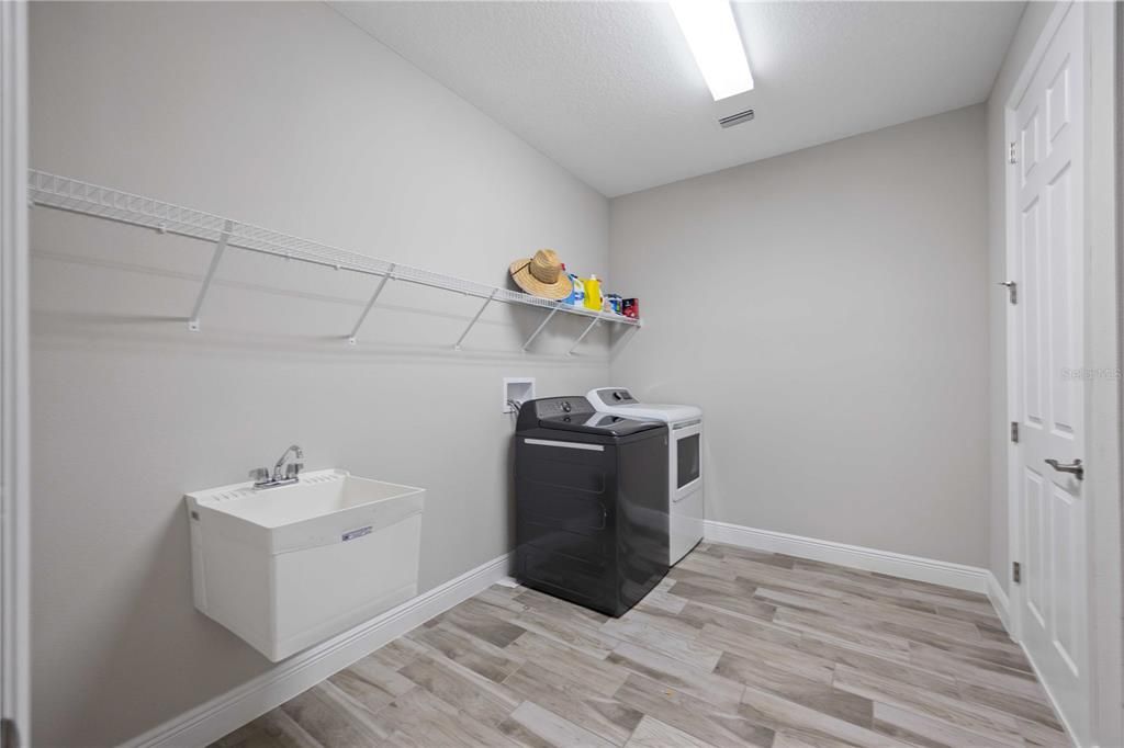 Large extended Laundry Room