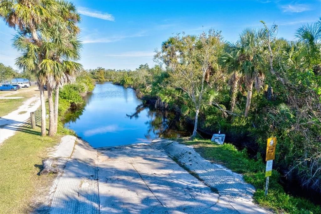 boat ramp down the street