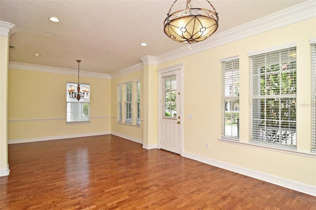 View of Formal Dining Room from Living Room