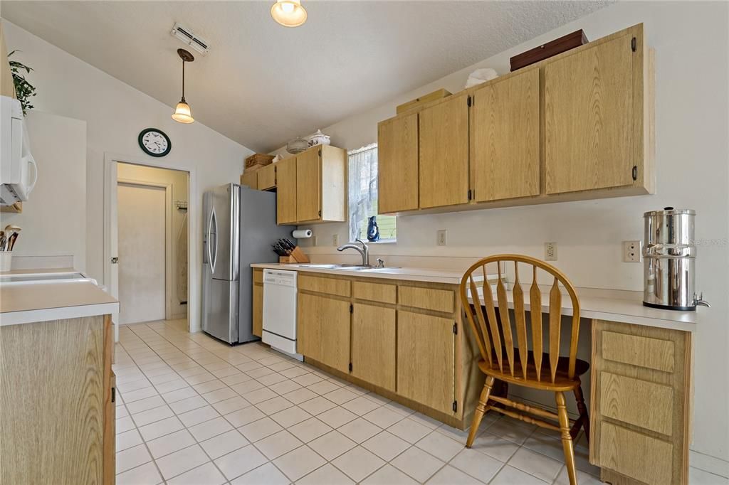 Kitchen includes Built in Desk