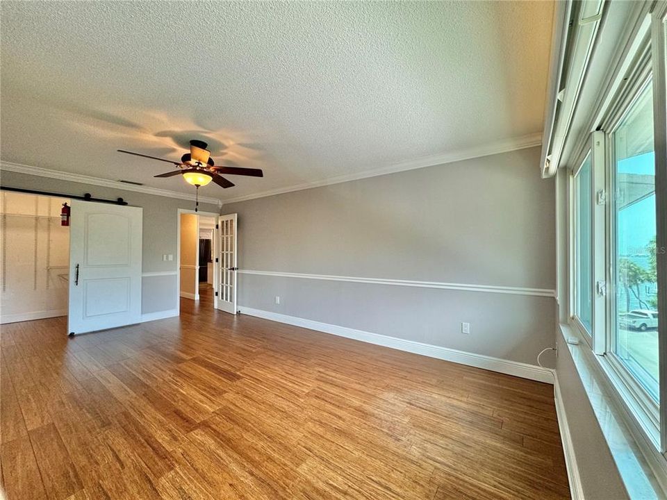 Large guest bedroom.