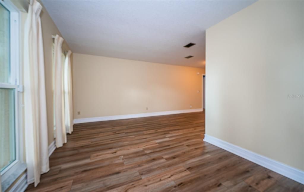 Living room looking toward dining room from foyer.