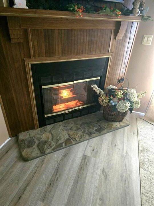 Corner Fireplace