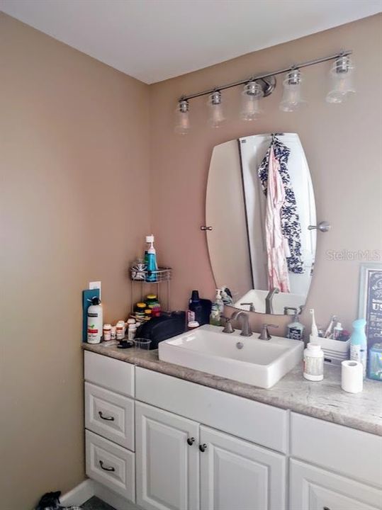 Main Bathroom with a linen closet