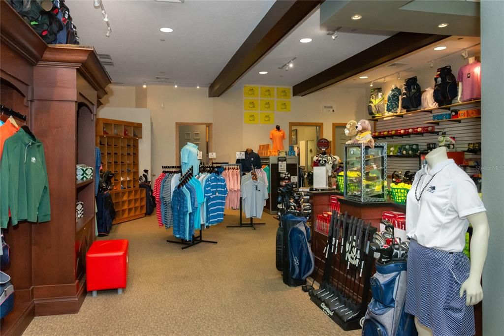 Golf shop