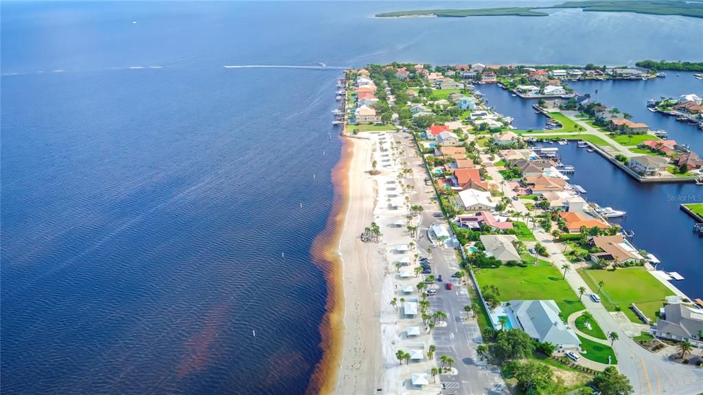 Private Beach accessible with yearly membership