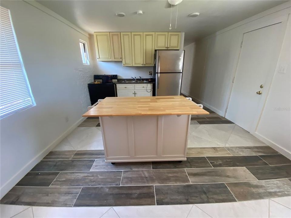 Apt 1 - Kitchen View with Island