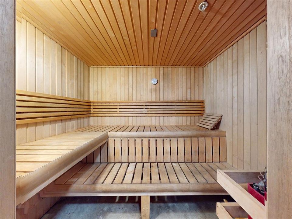 There are two Community Sauna's