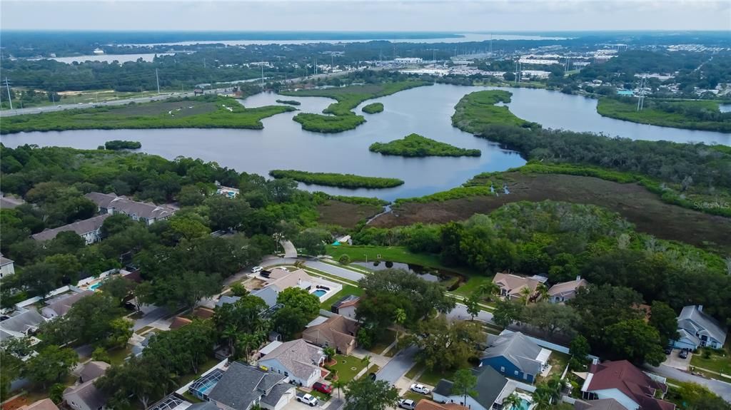 SE Corner of Community Features a Push Off Point for Kayaks into the Meandering Canals/Bayous.. Into the Anclote, then the GULF of Mexico!