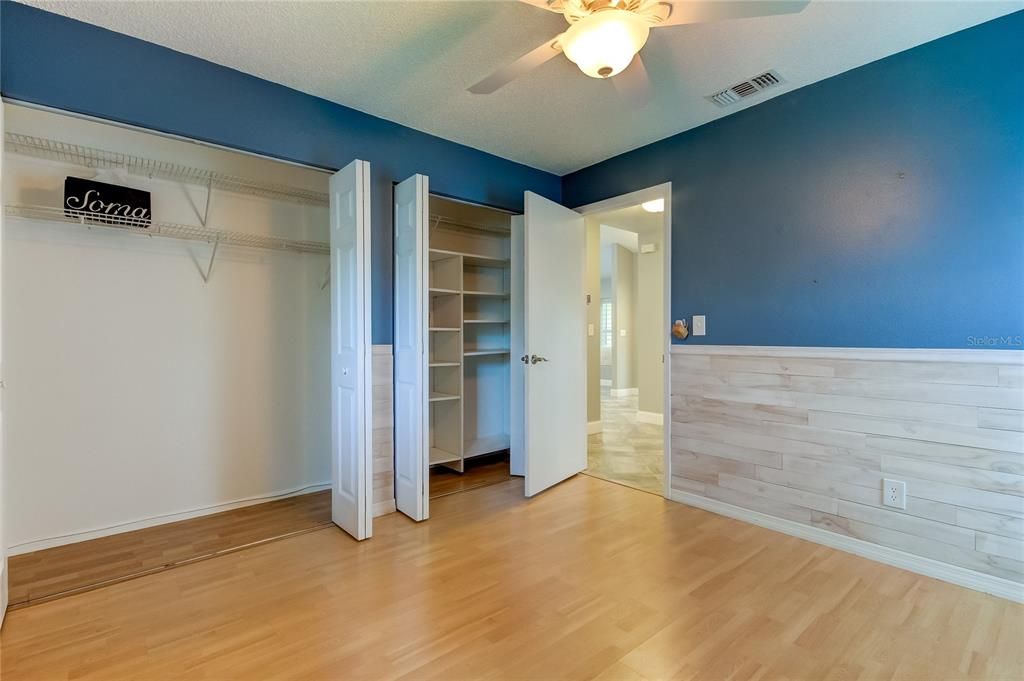 Bedroom #2 - Built Out Closets!!