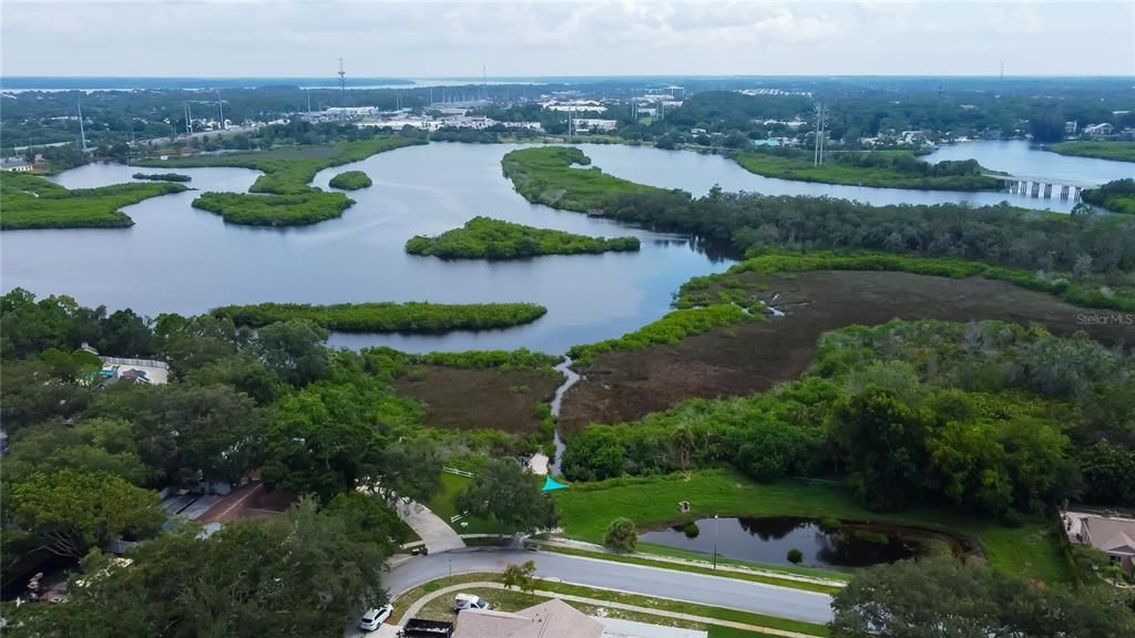 SE Corner of Community Features a Push Off Point for Kayaks into the Meandering Canals/Bayous.. Into the Anclote, then the GULF of Mexico!