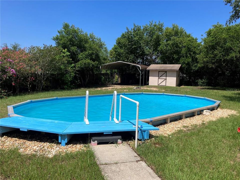 Sunken Above Ground Pool