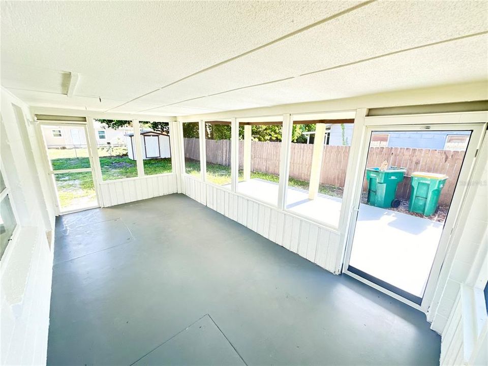 brand new screened porch