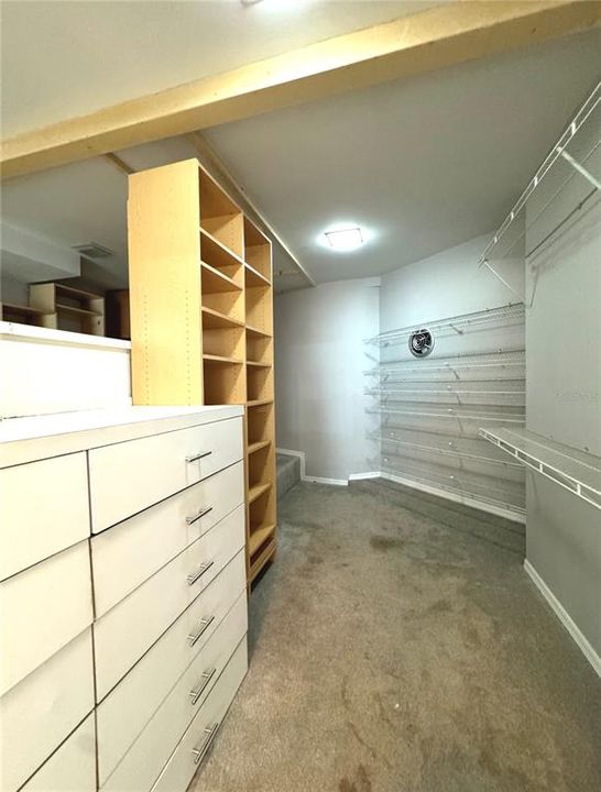 HUGE WALK-IN CLOSET IN PRIMARY BEDROOM