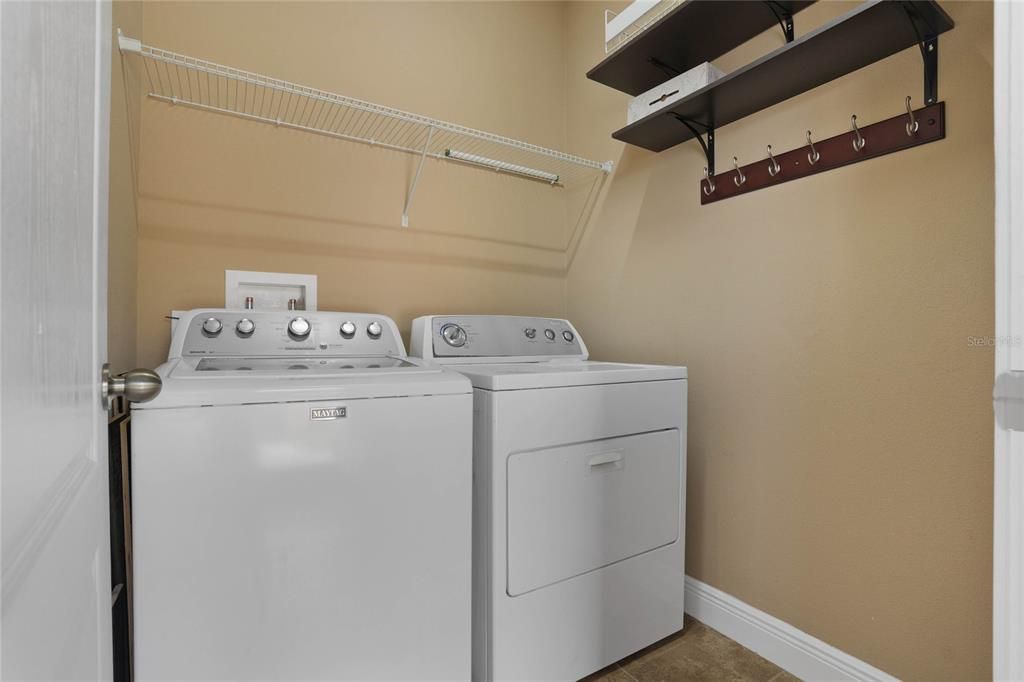 Laundry Room located off courtyard entry door