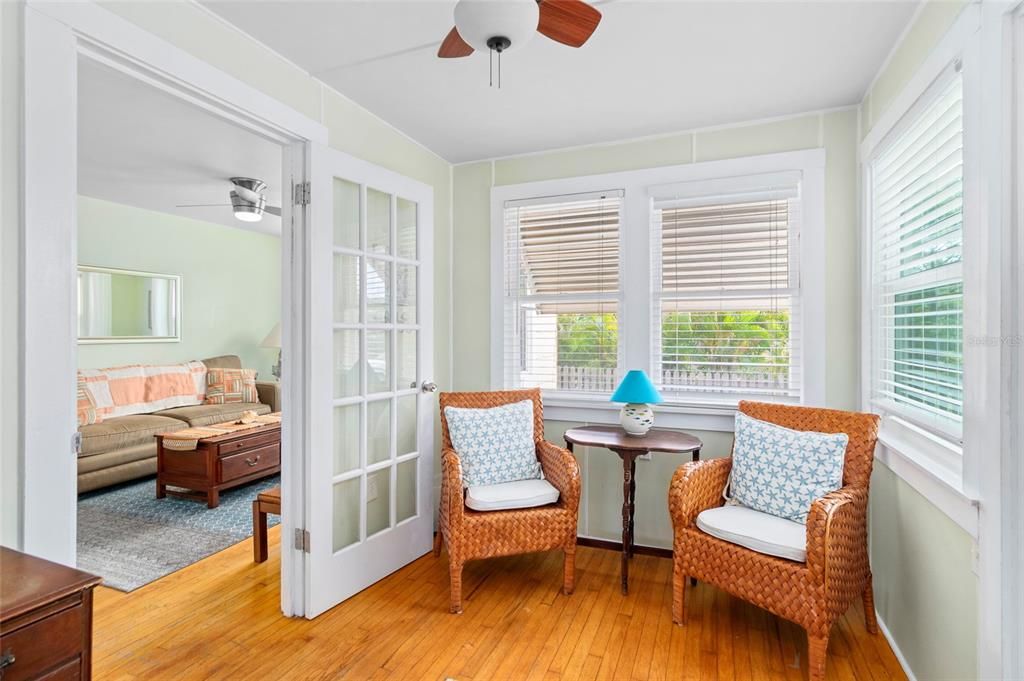 Sunroom, perfect for morning coffee.