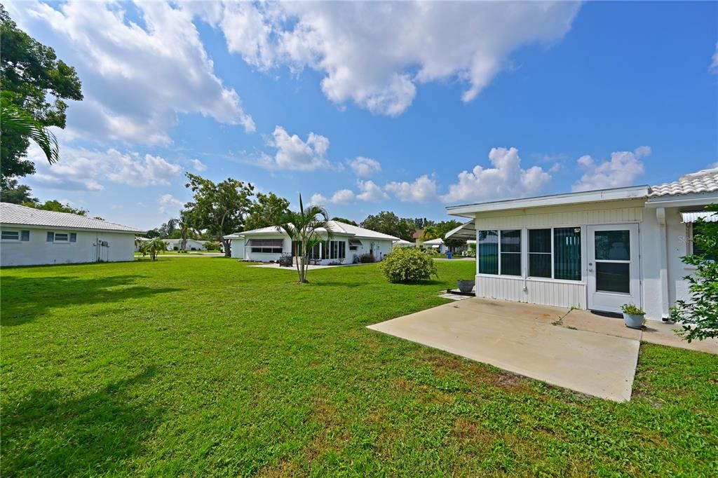 Back yard/porch