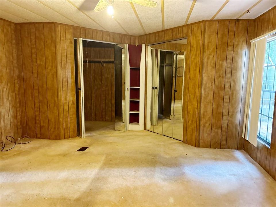 Master Bedroom with walk-in closet