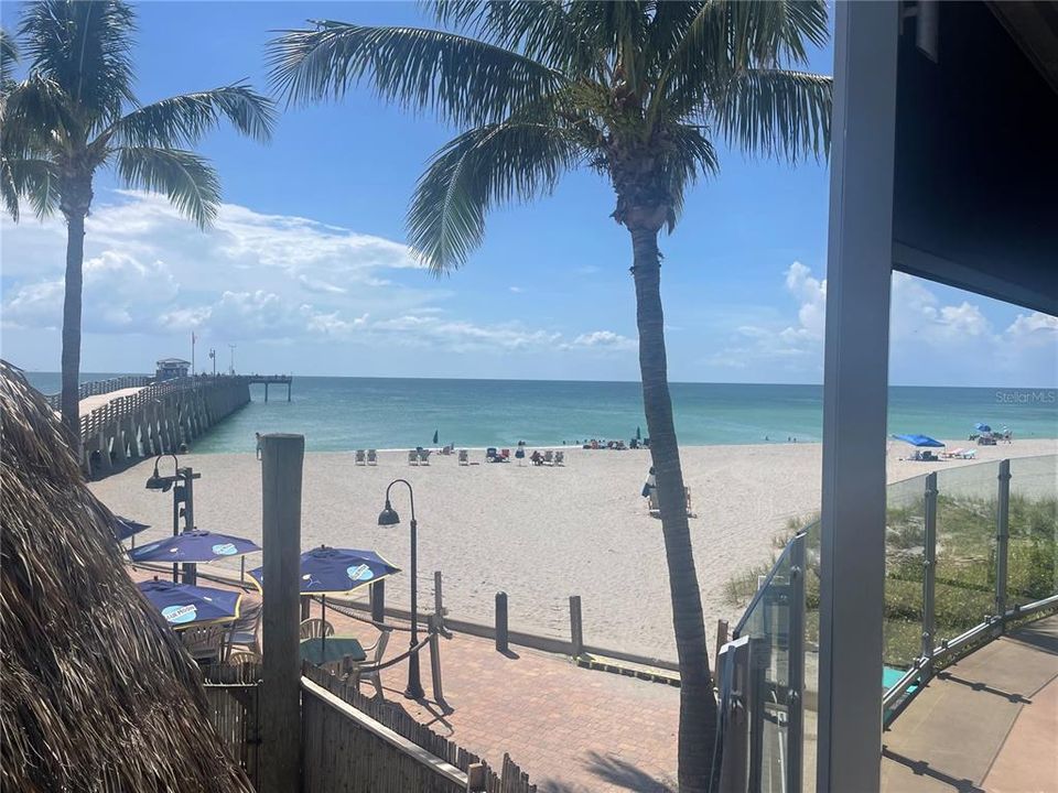 View of Beach from FINS in Venice