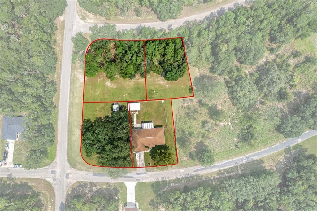 Outlines including 88 W Jazz Pl for a total of 1.12 acres