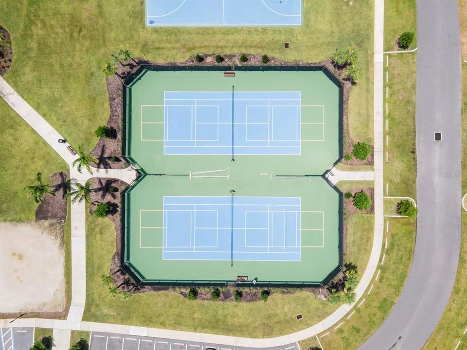 Tennis courts