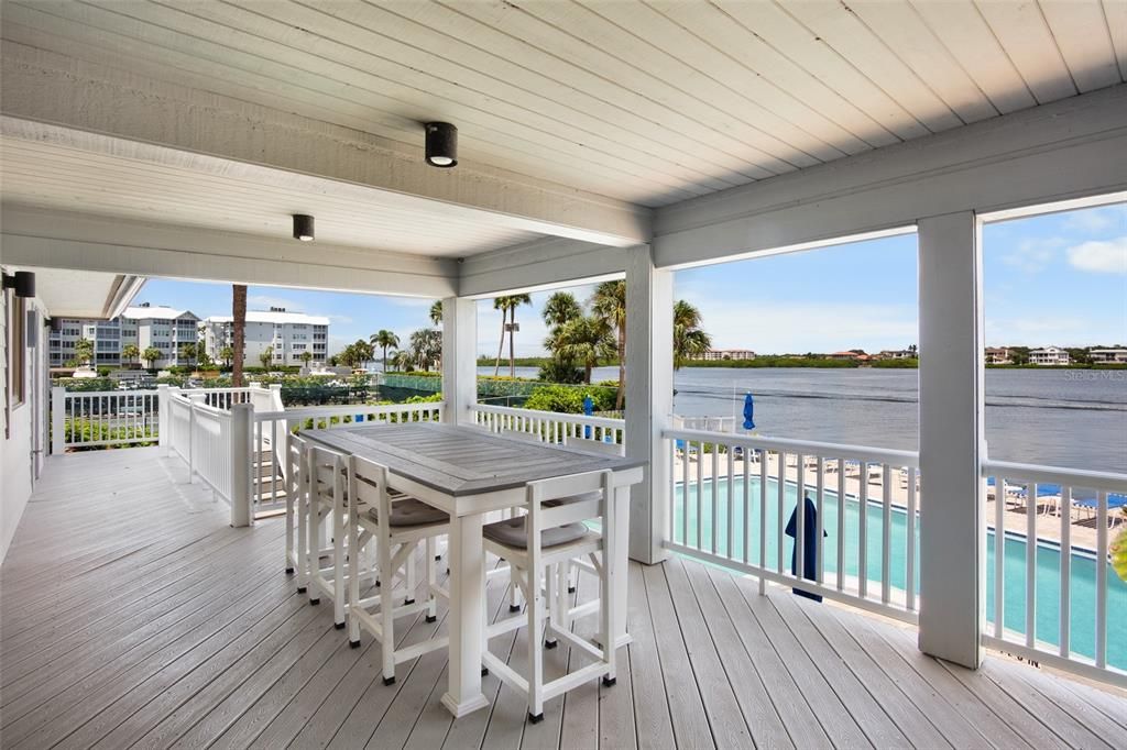 Clubhouse patio