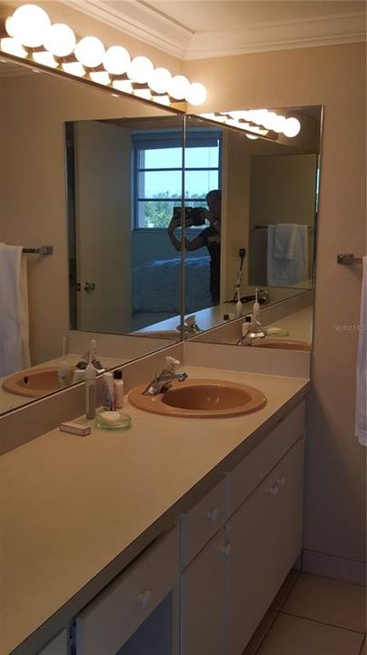 Main Bathroom with a walk-in shower.