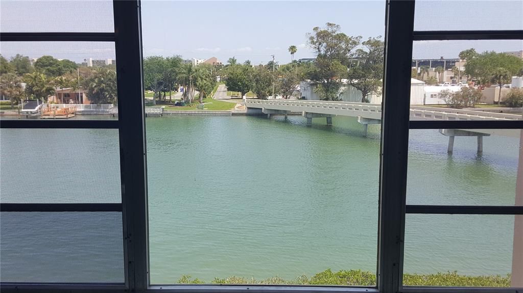 Gorgeous water view from living room!