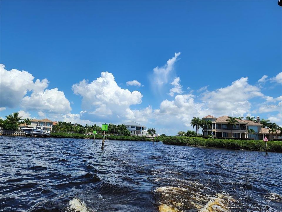 Entrance to Chanel from Manatee River