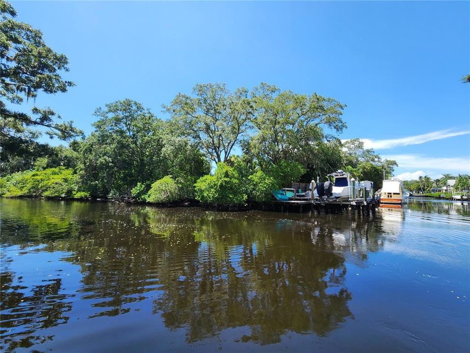 North Side of Entrance to Canal Behind Home