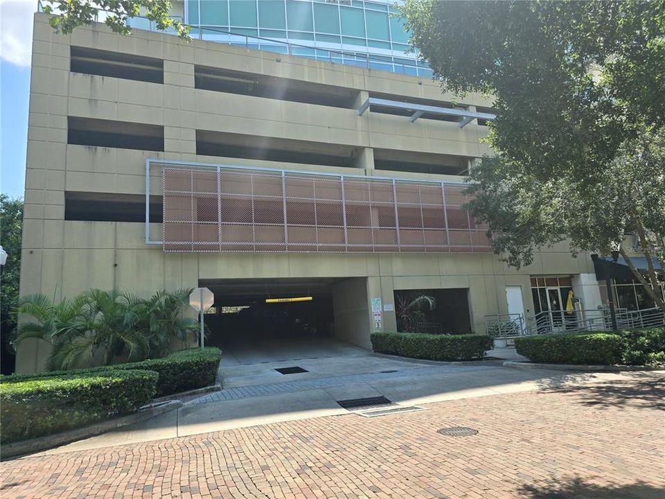 Parking Garage to Pine Street.