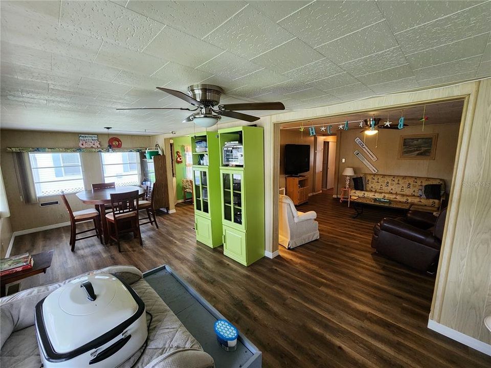 View of Living Room and Dining Area