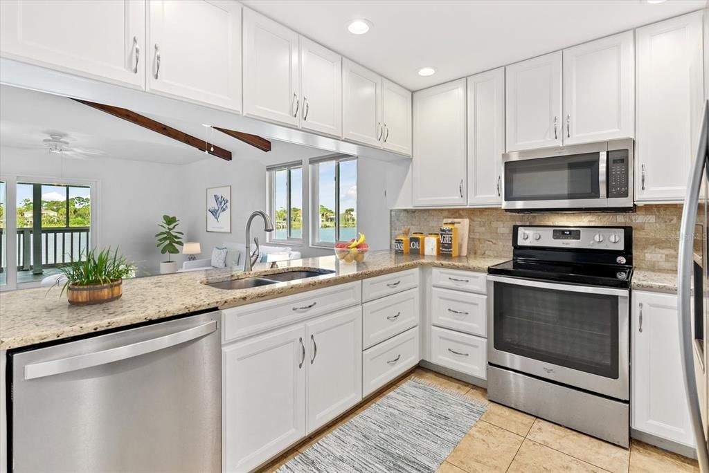 Kitchen.  Views of intracoastal from there.